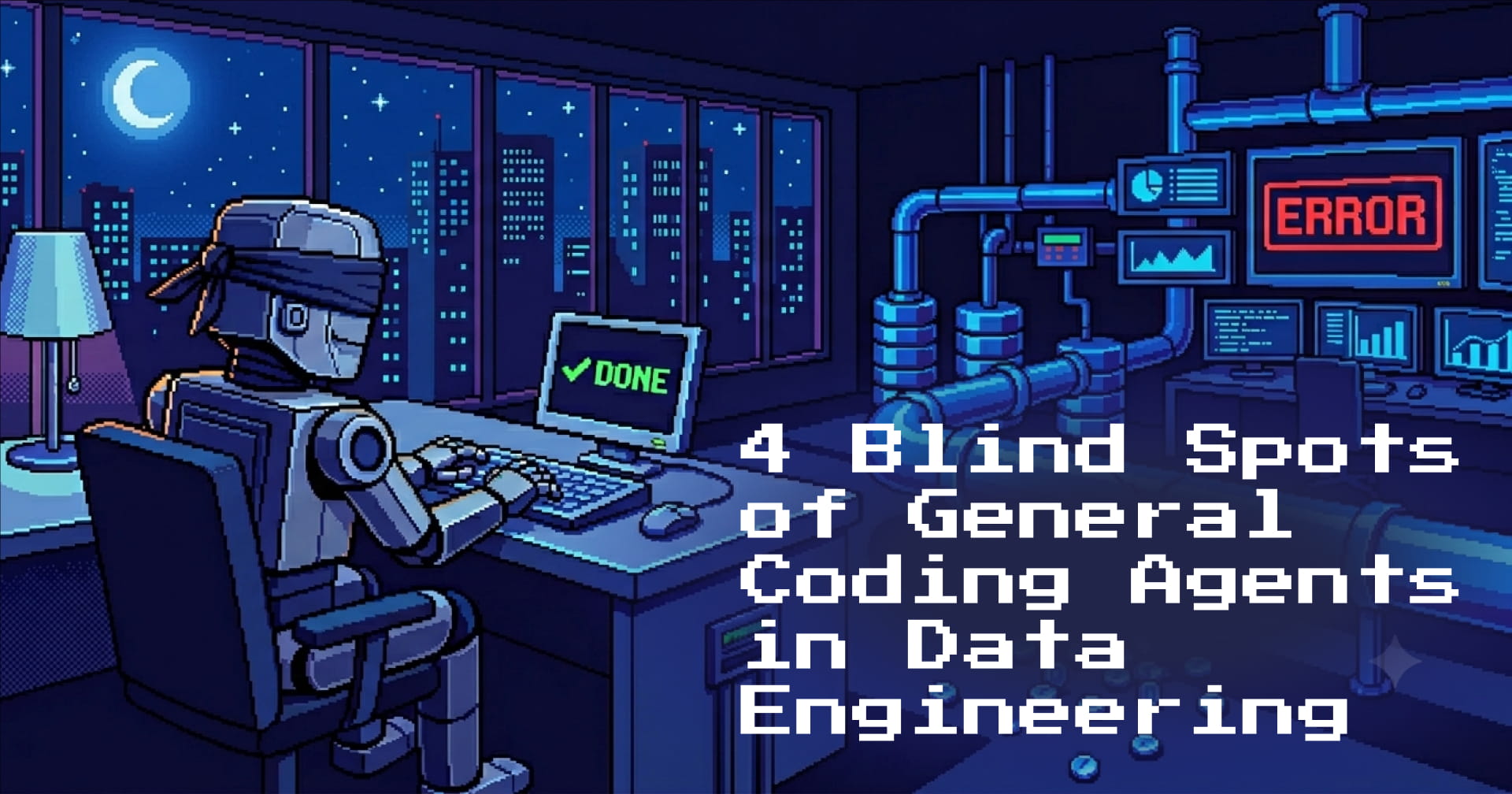 4 Blind Spots of General Coding Agents in Data Engineering